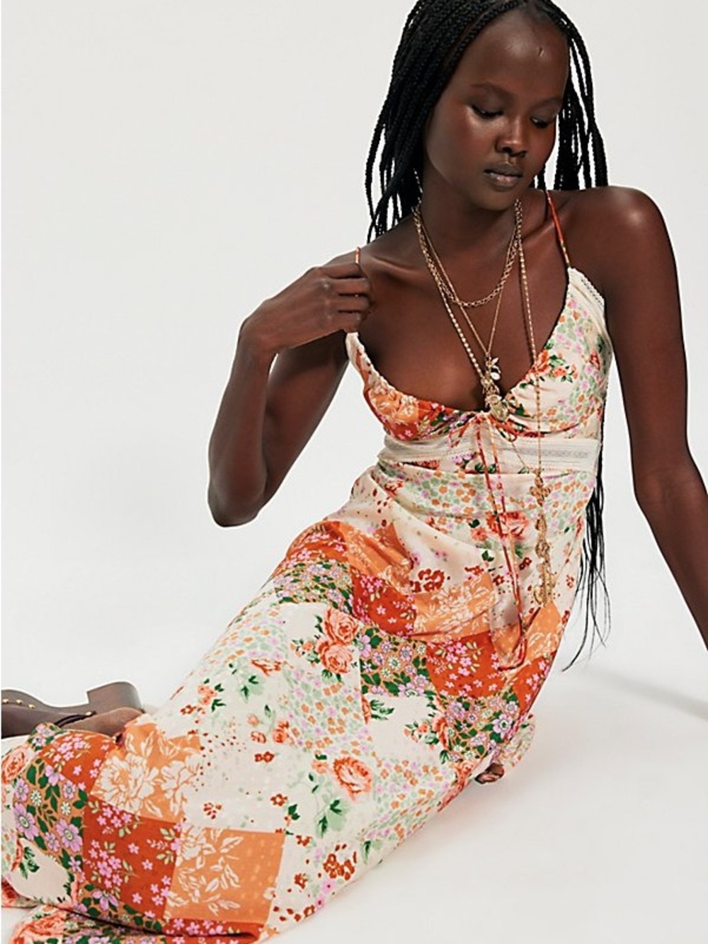 Free People Daisy Field Maxi Dress MSRp$128 NWT